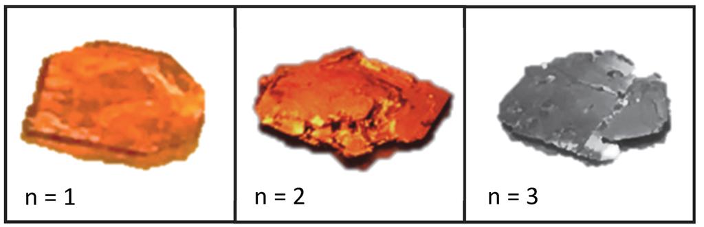 Figure S1. The as-synthesized 2D perovskite crystals, showing random stack features of the perovskite layers and a rough morphology. Figure S2.