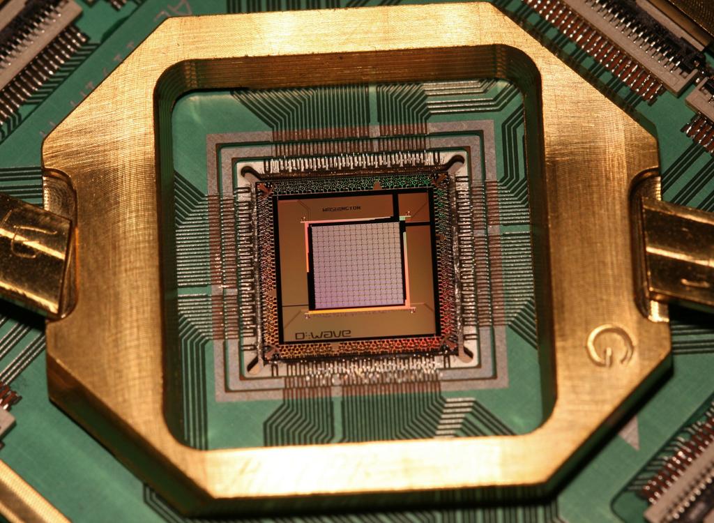 Things called a Quantum Computer Miniaturized experiment in chip form to explore quantum effects.
