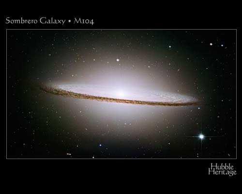 Spiral Galaxies NGC 4594 or M104