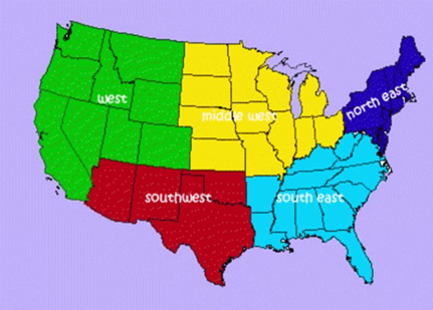 Southeast Region Geographical Features: Plains, farmland, rich soil, coast, Appalachian Mountain Range, major rivers This area is also called the Sun Belt which stretches across the southern part of