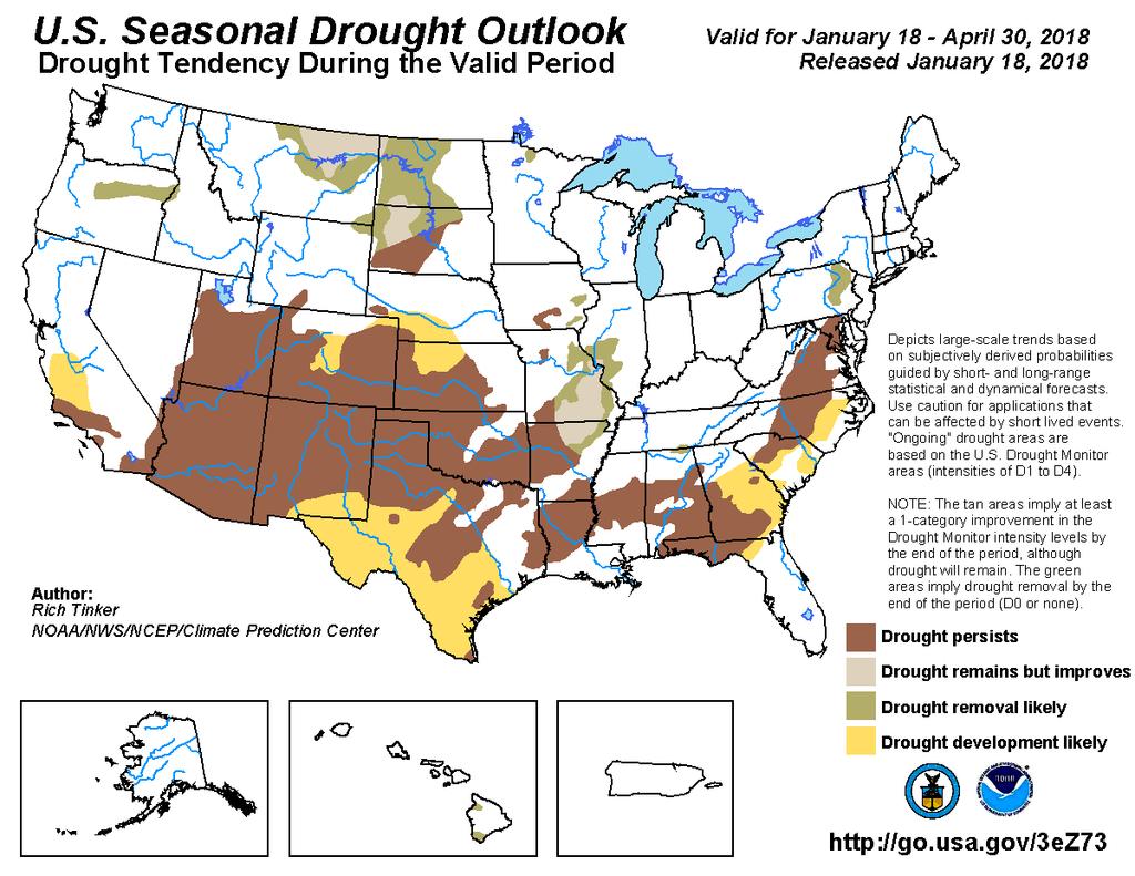 Precipitation Figure 2. National Drought Mitigation Center U.S. Drought Seasonal Drought Outlook.