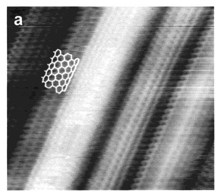Feature Article J. Phys. Chem. B, Vol. 104, No. 13, 2000 2803 Figure 12. (a) STM image of a SWNT rope recorded with I ) 0.12 na and V ) 0.45 V.