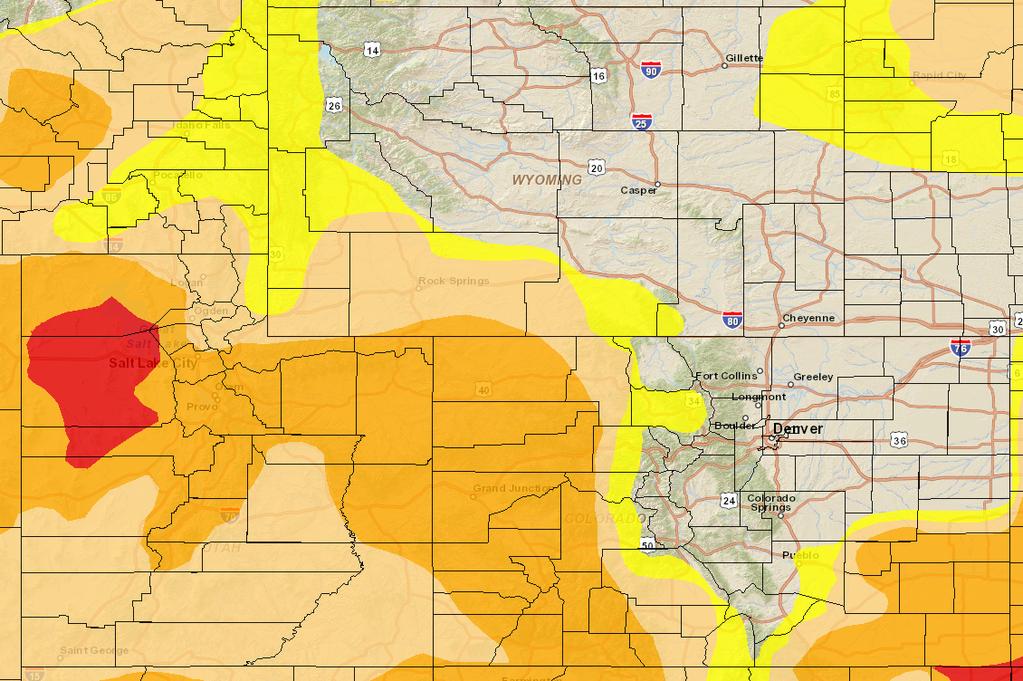 4/28/2015 NIDIS Drought and Water Assessment Increases in atmospheric precipitable water can be expected Thursday evening across east and central Colorado with low level flow out of the southeast.