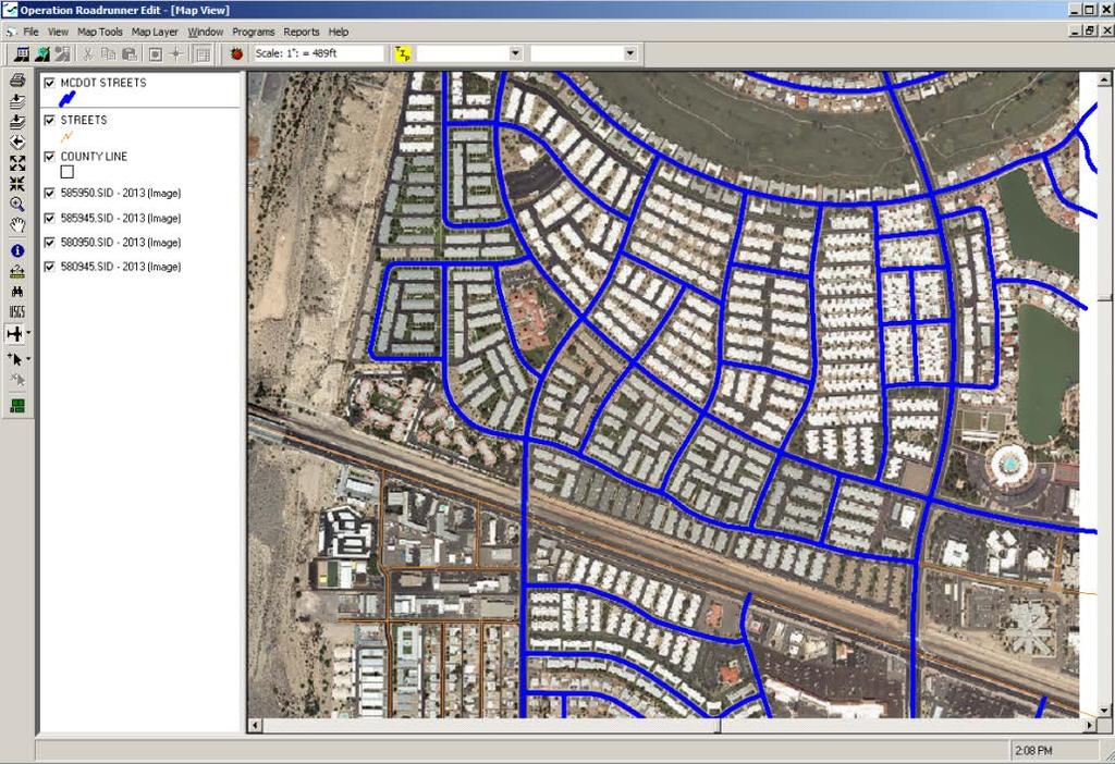 Legacy System: Roadrunner (cont.) Desktop Application Very thick client Visual Basic 6.0 Esri MapObjects 2.4 for viewing spatial information!