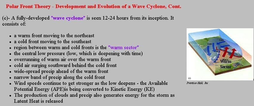 (10 points) In the context of polar front theory, sketch and briefly