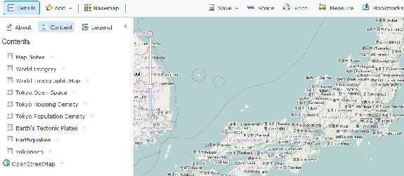 The Koenji map resource Open ArcGIS Online.