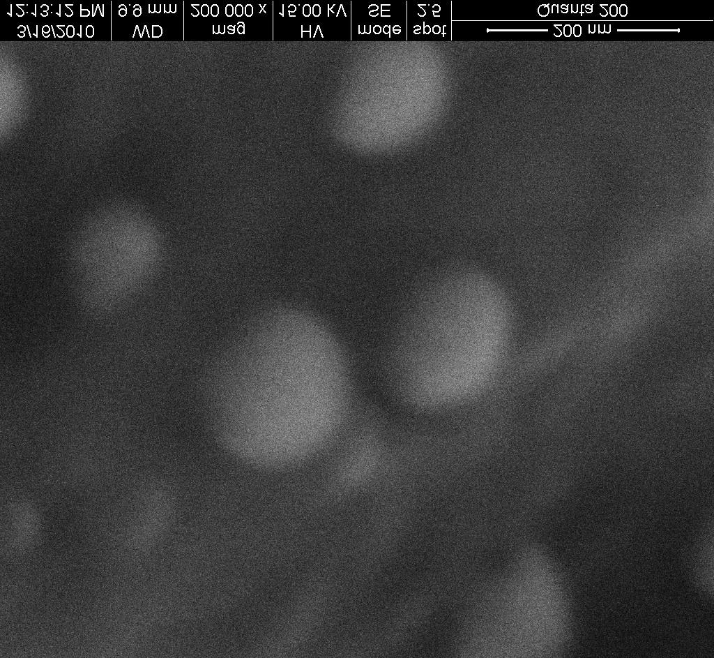 3b SEM analysis shows that size and shape of the silver nanoparticles synthesized by Phyllanthus nirurii at