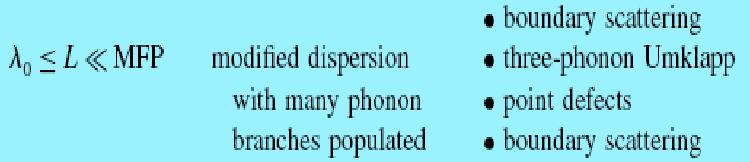 boundaries - diffuse phonon scattering