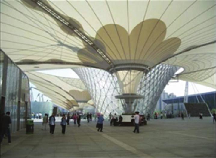 2 Advances in Materials Science and Engineering Figure 1: Membrane roof of Shanghai EXPO Axis. Figure 2: Shenzhen Baoan Stadium, China. the secret technology of many companies.