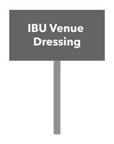 current IBU design as well as a back wall for the flower ceremony.