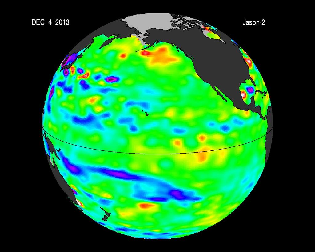 2013/14 Storm Surge Almanac for British Columbia Sea Surface Height (SSH) Anomaly Sea surface height anomalies (derived from the JASON radar altimetry satellite) are processed by the Jet Propulsion