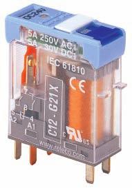 IRC Interface and General Applications S, S-P C-G Two poles, open contacts A 0 V AC 0. A 0 V DC A 0 V DC 0. A 0 V DC Gap mm Materials: Standard, code AgNi + 0.
