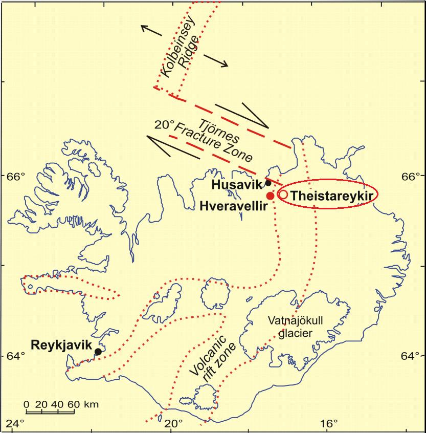 Report 23 533 Niyigena Geothermal interest in the Theistareykir area, as presented by Ármannsson (2012a), dates back several centuries to the mining of sulphur that was used for the fabrication of