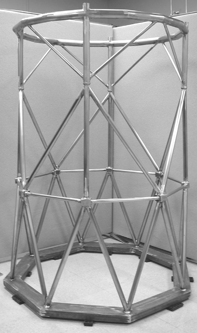 Forum Austium 5 Budapest Bowen, MDaniel.1 Cepstral smoothing # 9 # 1 # 1 # # # 1 # 8 (atuator loation) # 1 (atuator loation) # 8 Figure 1: Test struture (1:9 sale model of telesope).