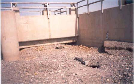 Sediment Deposition in Front of the Gate with