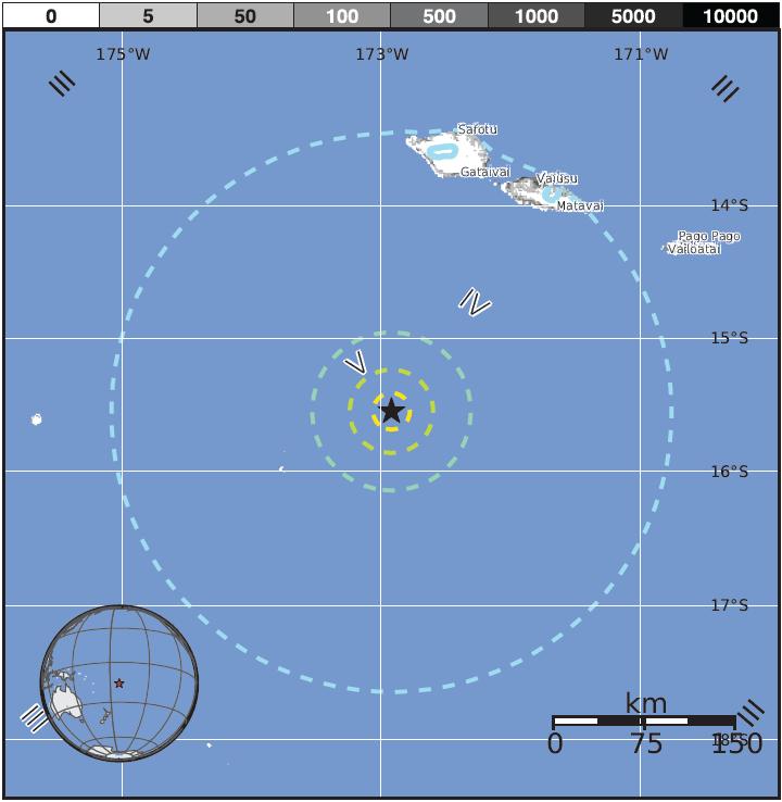 Earthquake Activity U.S. M 6.4 / 6.5 American Samoa Two occurred M6.4 at 4:18 and M6.