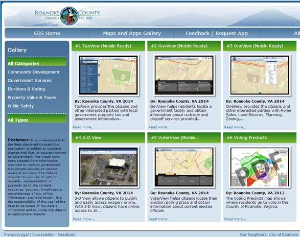Esri Local Government Templates Maps &