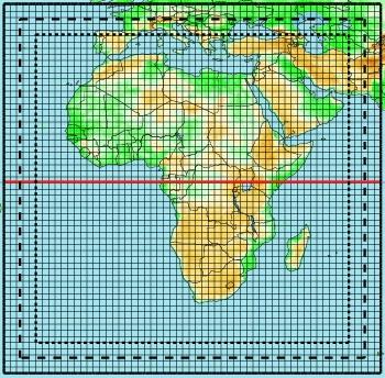 Atmosphere 2013, 4 276 Figure 1. African simulation domain for (a) the fifth generation Canadian Regional Climate Model (CRCM5) at 0.