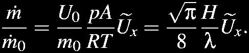 rarefaction parameter δ which is defined as follows: The expression for the δ-dependent mass