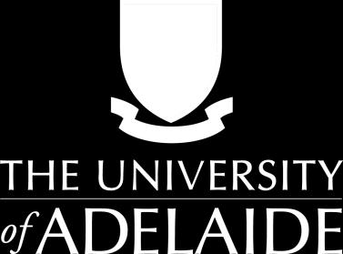 University of Adelaide South Australia, 5005 Australia A thesis submitted in