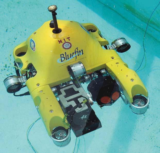 Underwater Mapping and Localization Hovering Autonomous Underwater Vehicle (HAUV) Developed & built by a collaboration between MIT and Bluefin.