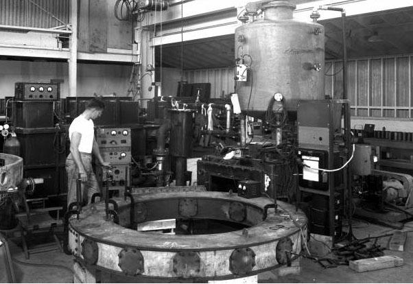 The size of monolithic cyclotron magnets was getting beyond the practical In a classified report Mark Oliphant suggested v Change the B field as the particles gained energy to