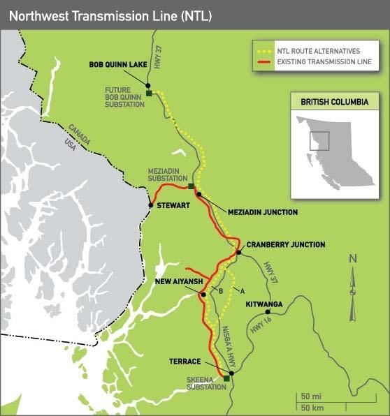 Infrastructure Working with industry and governments on Northwest Transmission