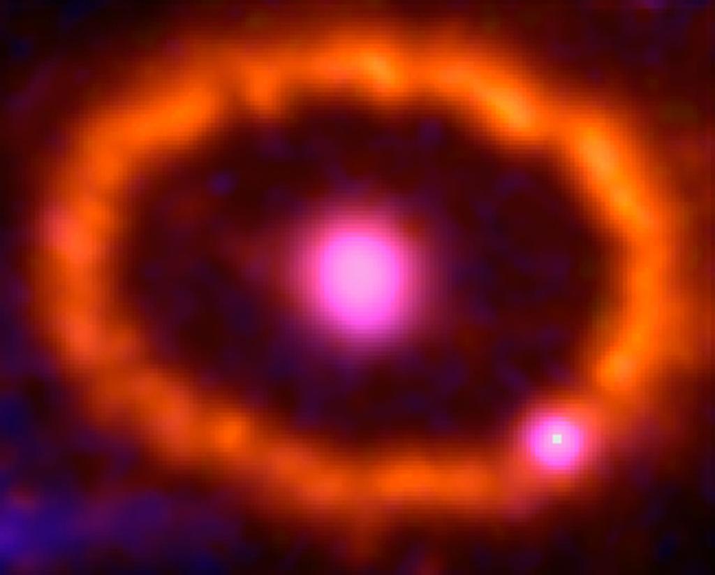 Supernova in February 1987 Sanduleak 69 202 in Large Magellanic Cloud is progenitor. type star: blue supergiant distance: 50.1 ± 3.