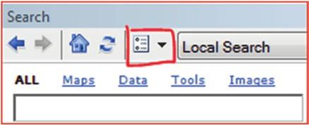 Click on the Search Options icon on the ArcGIS Search Window 5. The dialog box of Search Options display 6. Click Add 7.
