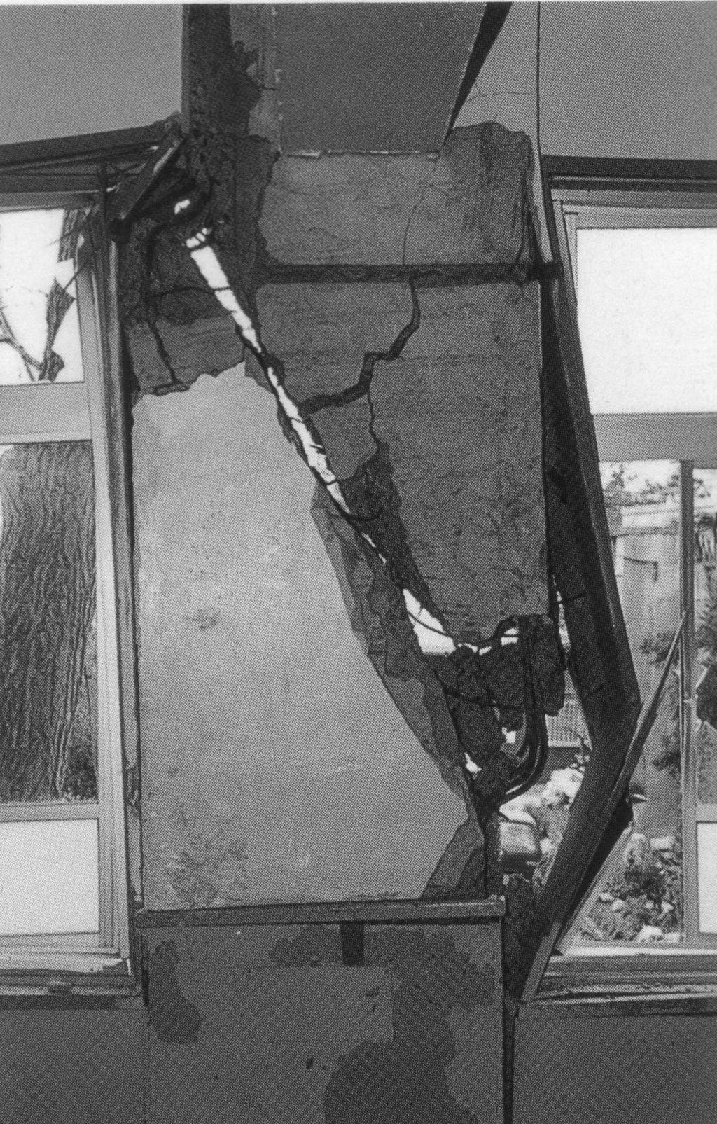 (a) Shear failure (b) Flexure-Shear failure Photo : Real damage (995 Kobe Earthquake) OUTLINE OF TEST Eight half-scale specimens simulating columns designed by the old code are summarized in Table