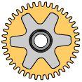 305.CO Date indicator driving wheel Moebius 9020 must