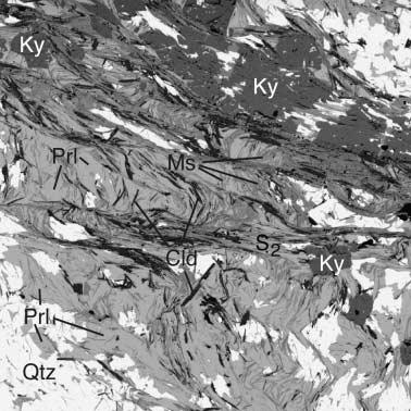 BROOKS RANGE P T STRUCTURE 273 zone Metabasites Act + Ab + Chl + Ep ± Wm + Qtz ± carbonate ± Fe-Ti oxide Map Unit Metapelites Cld-in + Qtz + K-white mica ± Fe-Ti oxide ± graphite Cld + Chl ± Pg ± Cal