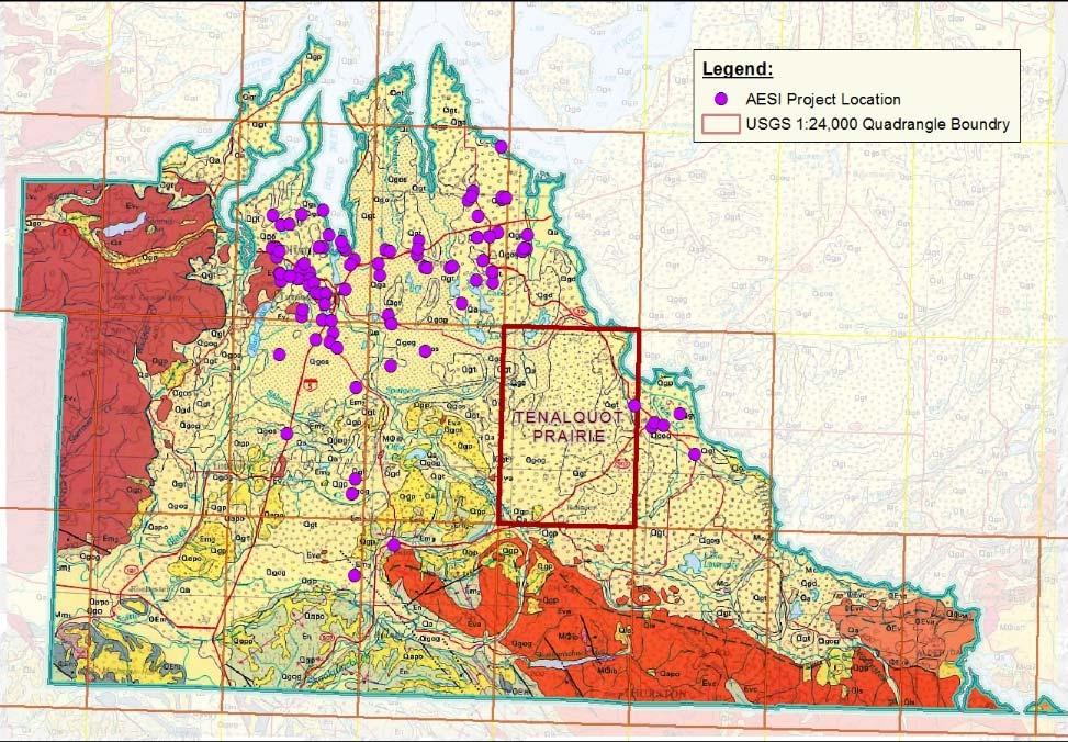 Geologic Mapping of Thurston County Brief Geology Overview Aggregate