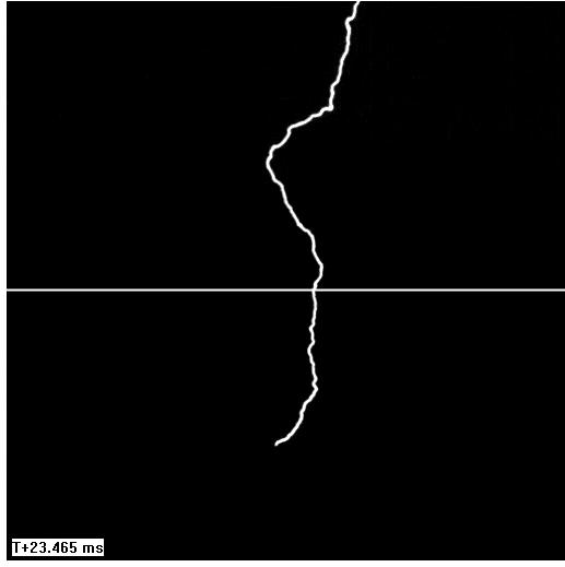6 illustrates the channel trajectory image of another CN Tower flash, recorded by HSC on July 08, 2013. The luminosity variation with time [Figs.