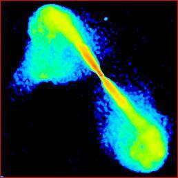 relativistic jets producing synchrotron radiation Luminosity ~