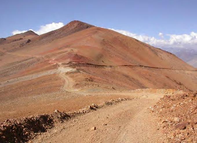 SAN VALENTINO August 2015 San Valentino lies along the far southern extensions of the principal northern Chile copper belts, and covers a hydrothermal alteration system with porphyry copper