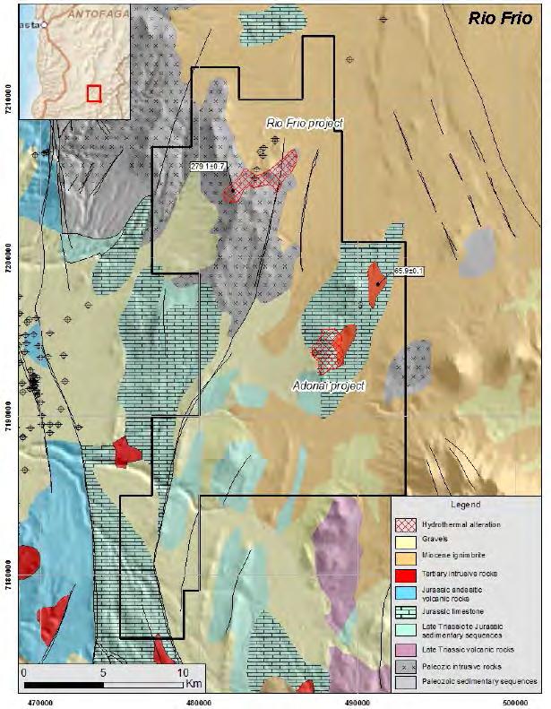 DISTRICT SCALE GEOLOGY MAP -