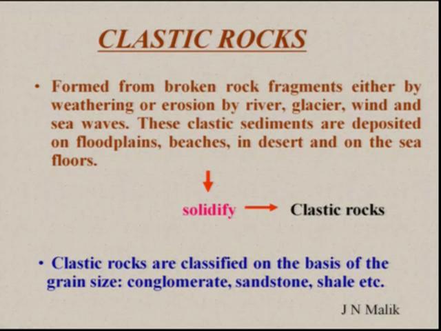 (Refer Slide Time: 15:08) So these are the examples of the inorganic rocks which are comprised mostly of the minerals which are formed due to precipitation, your gypsum, halite, haematite, limonite,