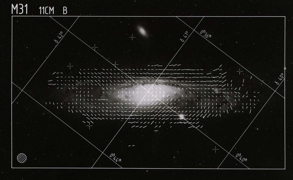 M51 21cm Radio polarisation