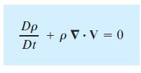 5.2 Differential Continuity Equation A different form of the continuity