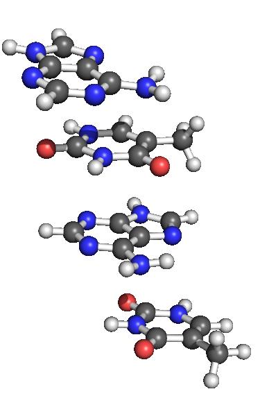 DNA UV absorption spectrum Black: full spectrum Red: CT