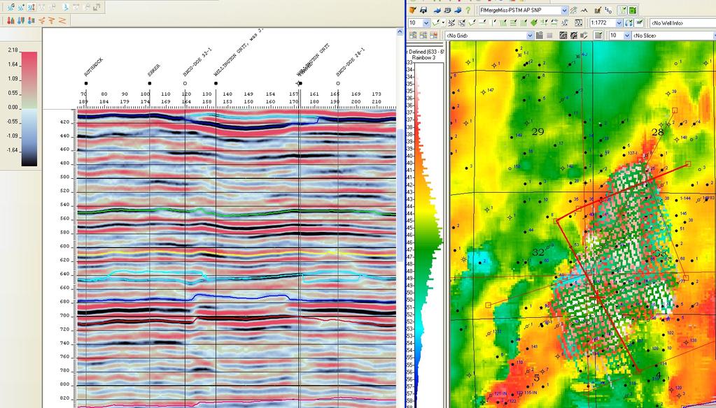 S Wellington Field Study Tasks Completed and In Progress 3D Seismic P-Wave Processing,