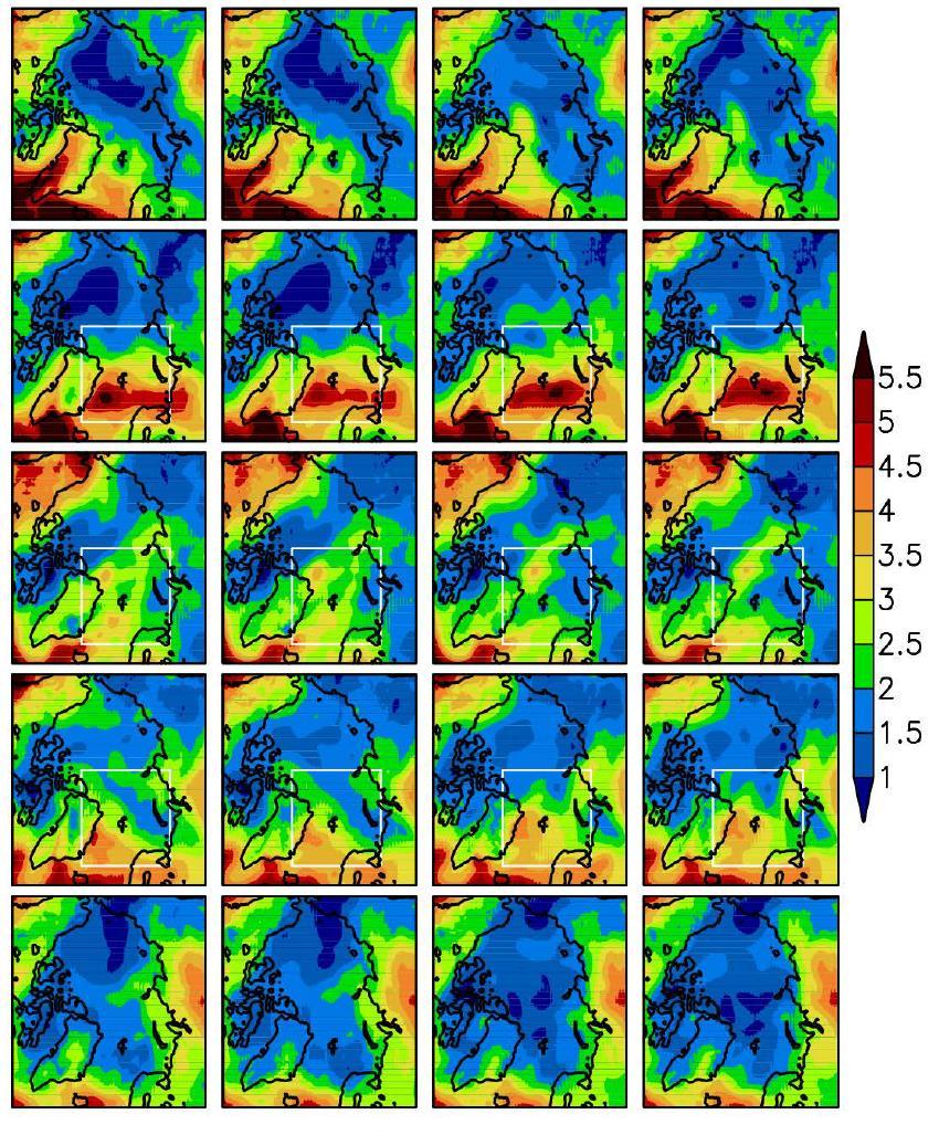 parameterization of Zilitinkevich (1970) only applied for both atmospheric circulation states from November 2007 until March 2008. As shown by Makshtas et al.