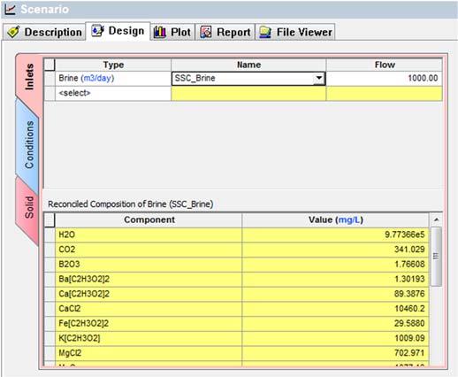 Figure 15-16 The completed case Input Box Type Name Flow You can select the brine, gas or hydrocarbon of interest Click in the Name field.