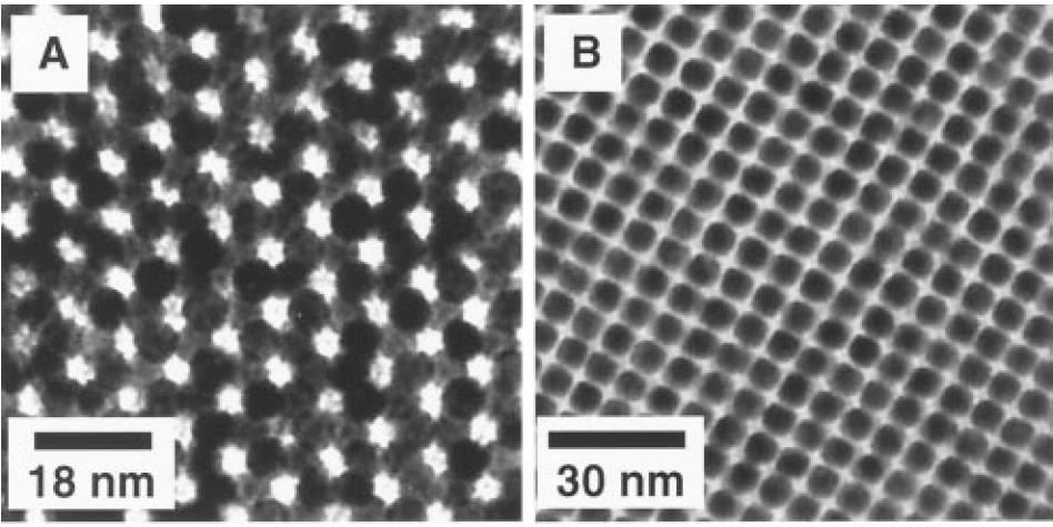 Magnetic Nanocrystals Synthesis of Fe-Pt alloys Magnetic Nanoparticles (A) TEM micrograph of a 3D assembly of 6-nm as-synthesized
