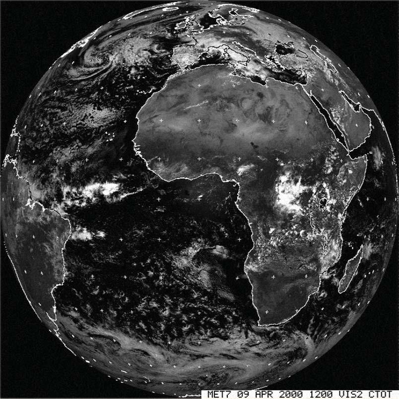 Geostationary Satellites Located at about 35,800 km above the equator Visible, NIR and