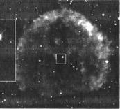 Chandra image + optical image Type Ia SN Cas