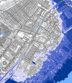 Methods Hazard mapping 10 Urban Drainage Model 3-D model results (MIKE Flood) Sea level rise model Provided as free geodata Based on a