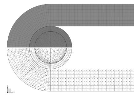 3.1. FE model of wrapping loop The meshes were created by brick elements CHEXA8 type (C3D8 in Abaqus) with 8 nodes.