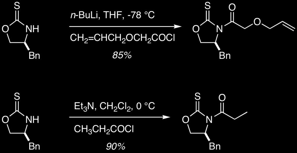 Crimmins, M. T.; King, B. W., "Asymmetric total synthesis of callystatin A: Asymmetric aldol additions with titanium enolates of acyloxazolidinethiones." J. Am. Chem. Soc. 1998, 120, 9084.